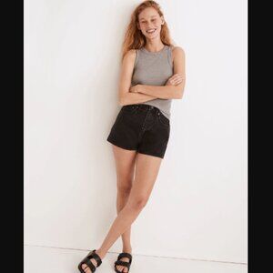 Madewell Black Denim Jean Shorts